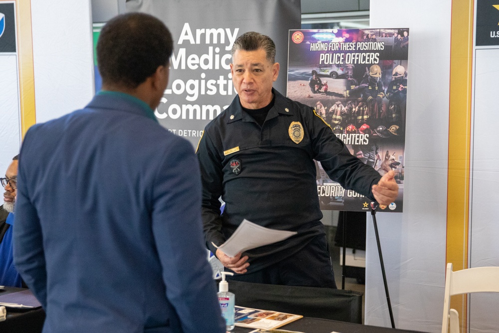 Monterey Police Chief at L.A. Career Fair