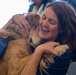 USS Ronald Reagan (CVN 76) welcomes therapy dogs from Love on a Leash