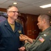 USS Ronald Reagan (CVN 76) Chaplains receive the Surface Chaplain Officer pin