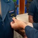 USS Ronald Reagan (CVN 76) Chaplains receive the Surface Chaplain Officer pin