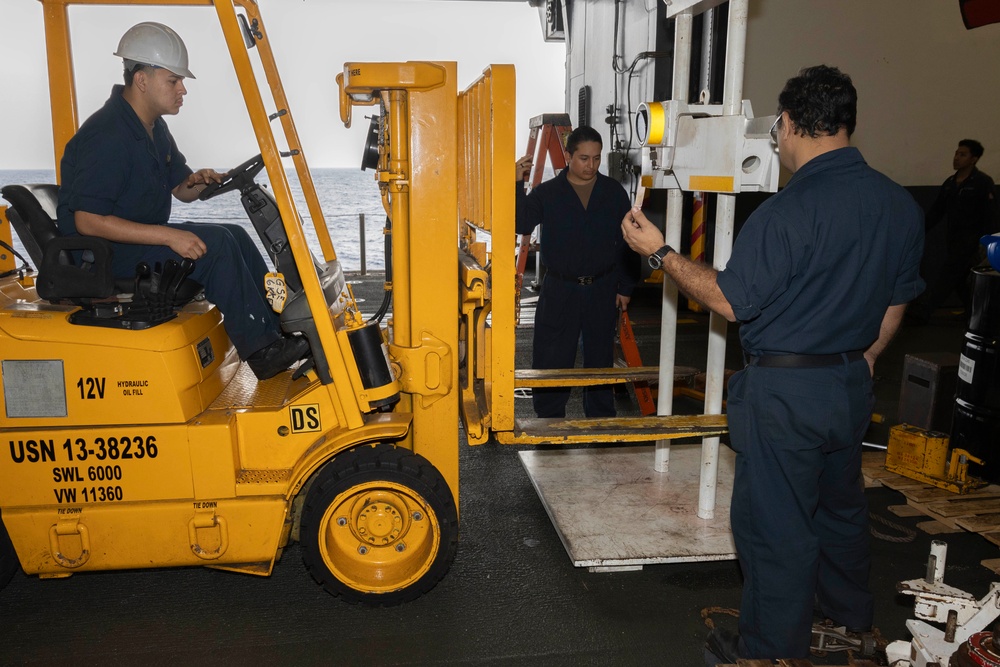 Sailors Perform Maintenance with Mobile Jack Tester