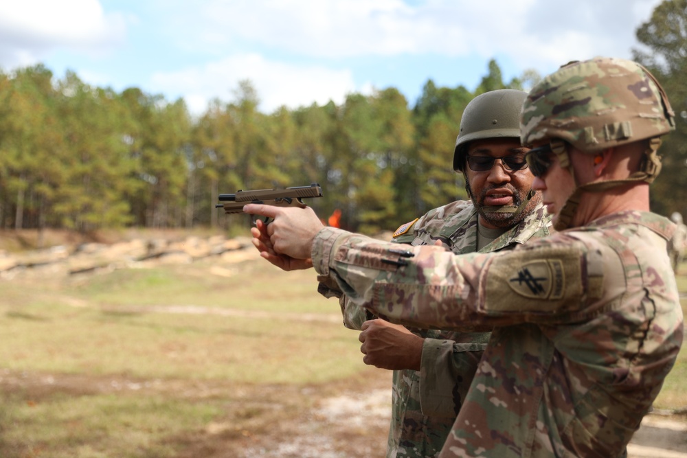 360th Civil Affairs Brigade Pistol Qualification