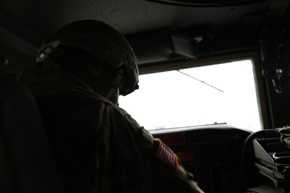 109th MPAD's convoy training