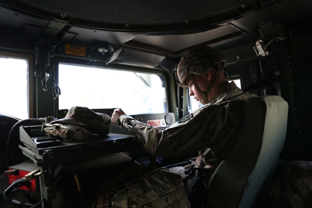 109th MPAD's convoy training