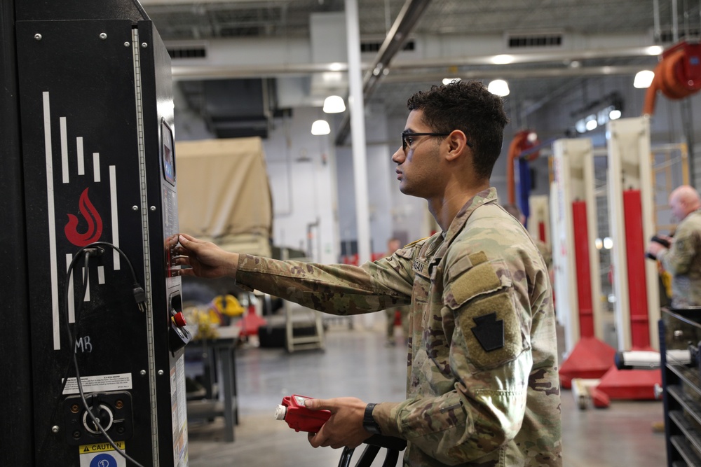 109th MPAD's convoy training