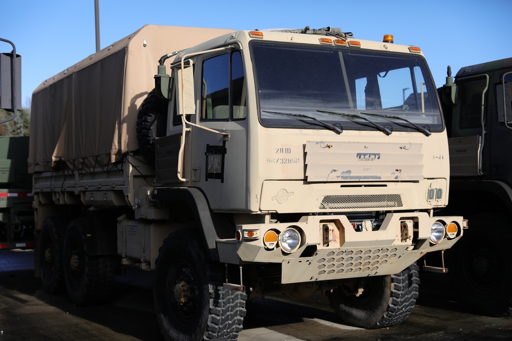 109th MPAD's convoy training