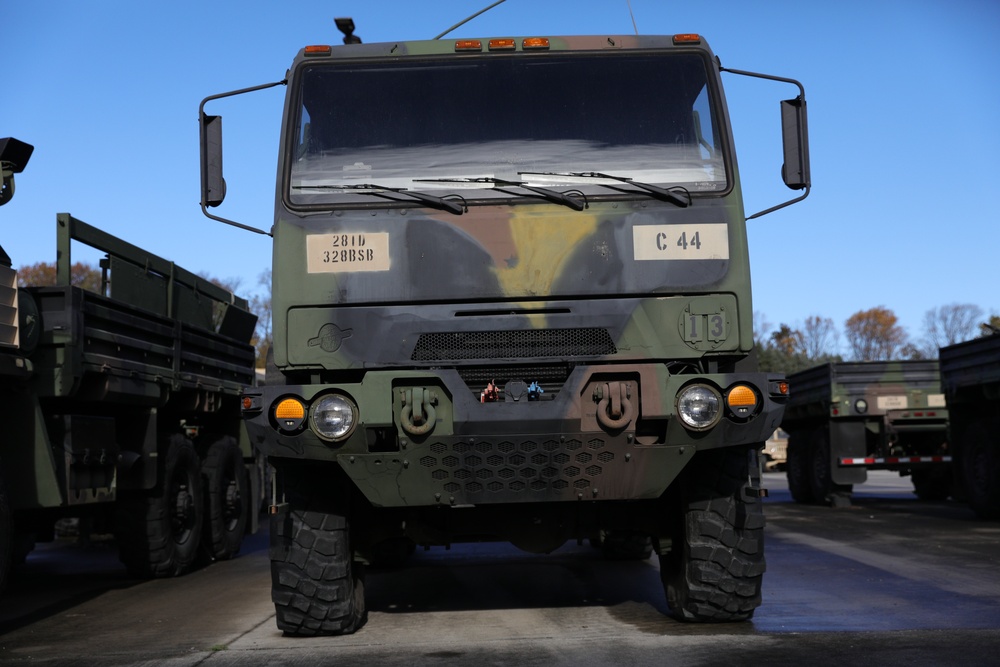 109th MPAD's convoy training