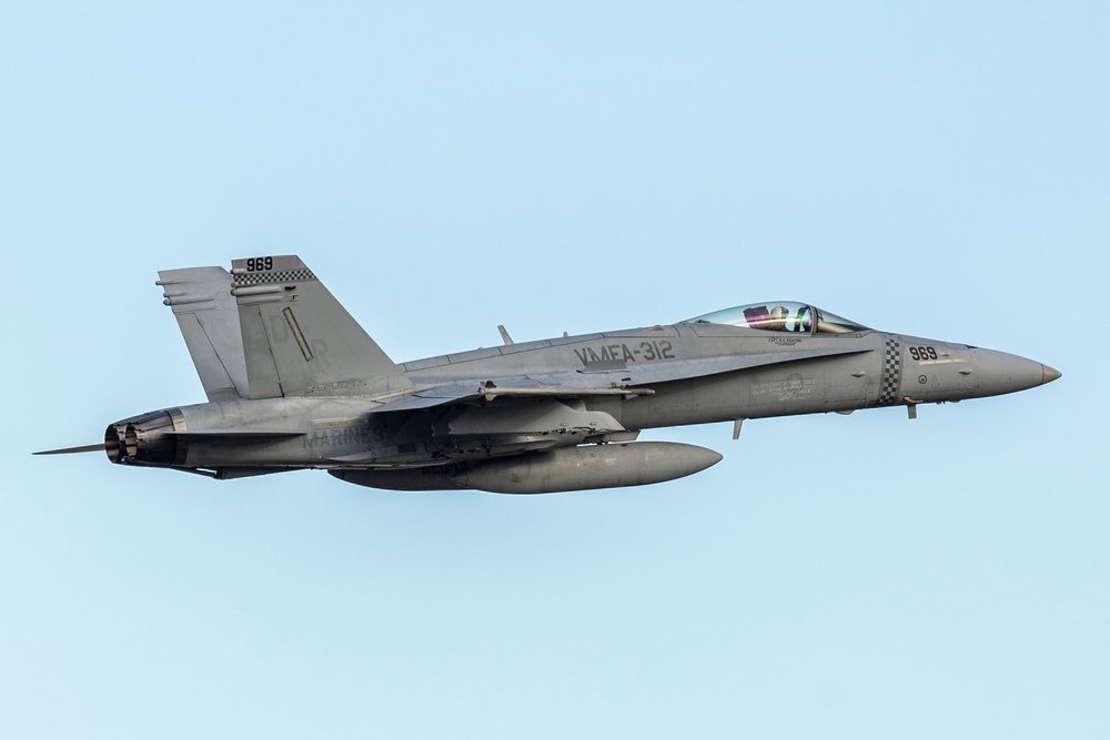 KS25 | Jets with VMFA-312 begin flight operations out of Komatsu