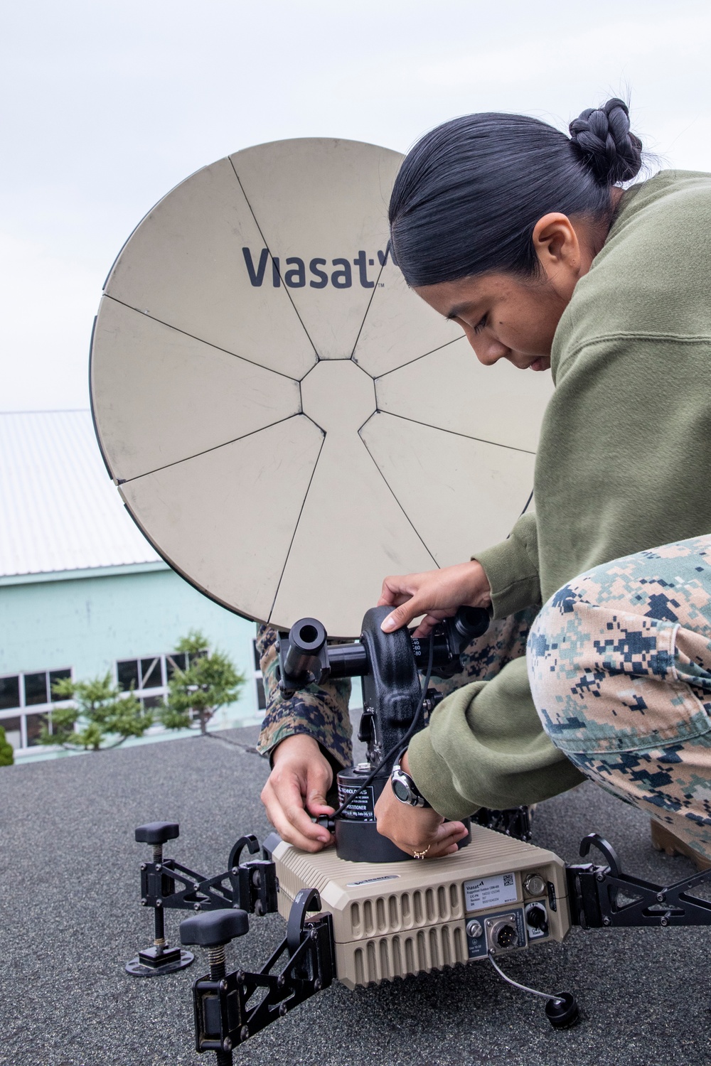 KS 25 | U.S. Marines establish communications in Komatsu, Japan during exercise Keen Sword