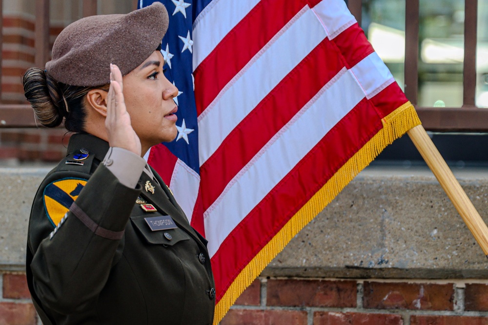 Army Advisor Promotion Ceremony