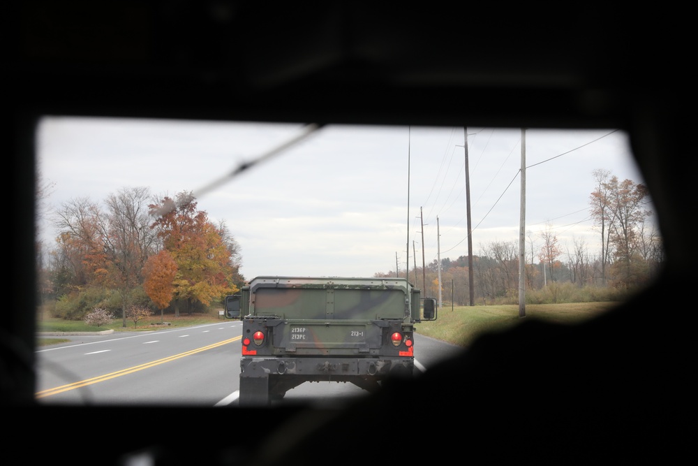 109th MPAD conducts convoy training