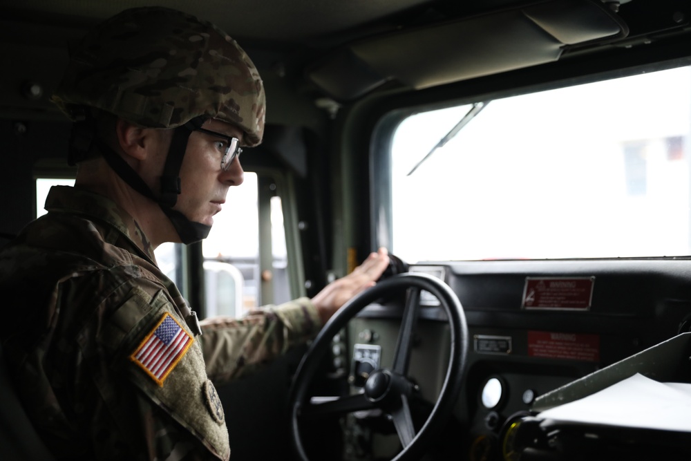 109th MPAD conducts convoy training