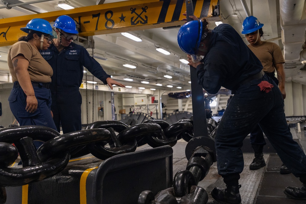 USS Gerald R. Ford (CVN 78) Sea and Anchor Evolution