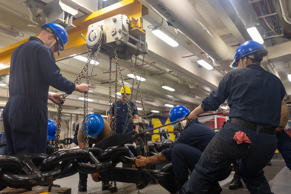 USS Gerald R. Ford (CVN 78) Sea and Anchor Evolution