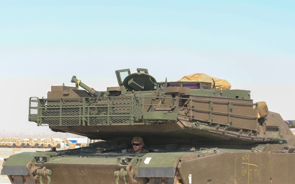 M1A2 SEPv3 Abrams tanks arrive in CENTCOM