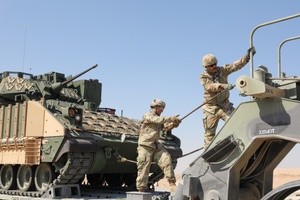 Final Tanks depart from 1st Tank Bn, 1st Marine Division
