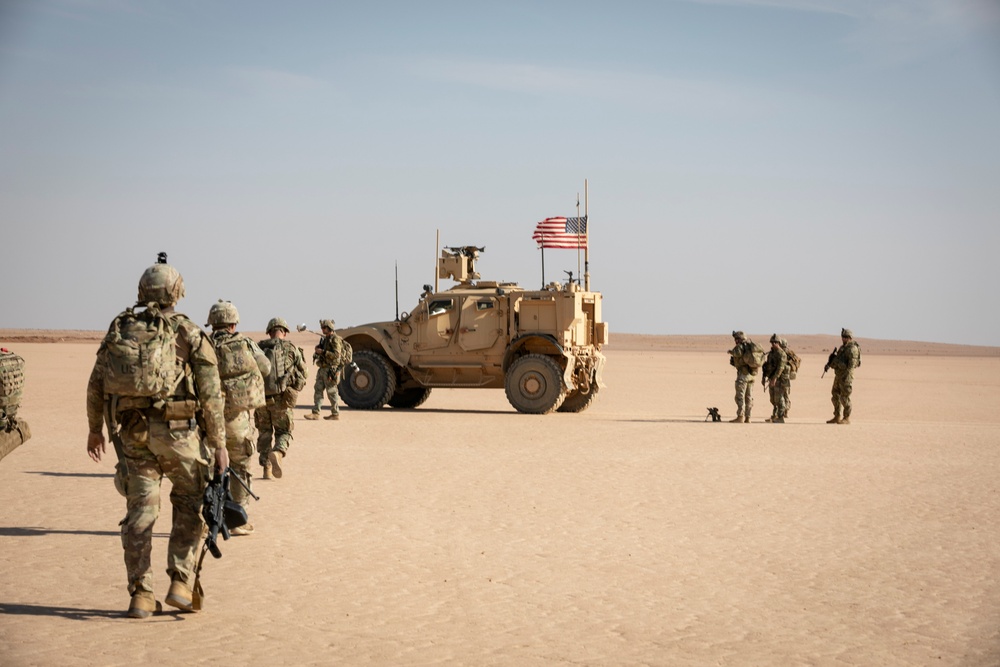 Coalition Forces Conduct Training Exercise with Partner Forces