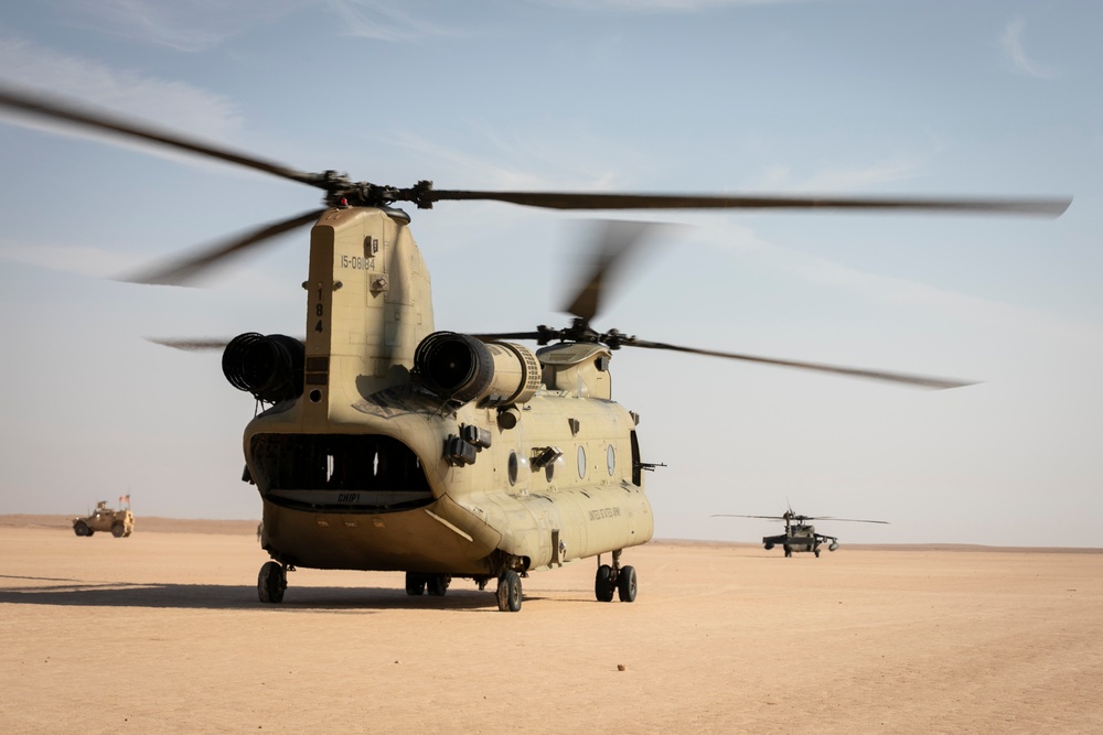 Coalition Forces Conduct Training Exercise with Partner Forces