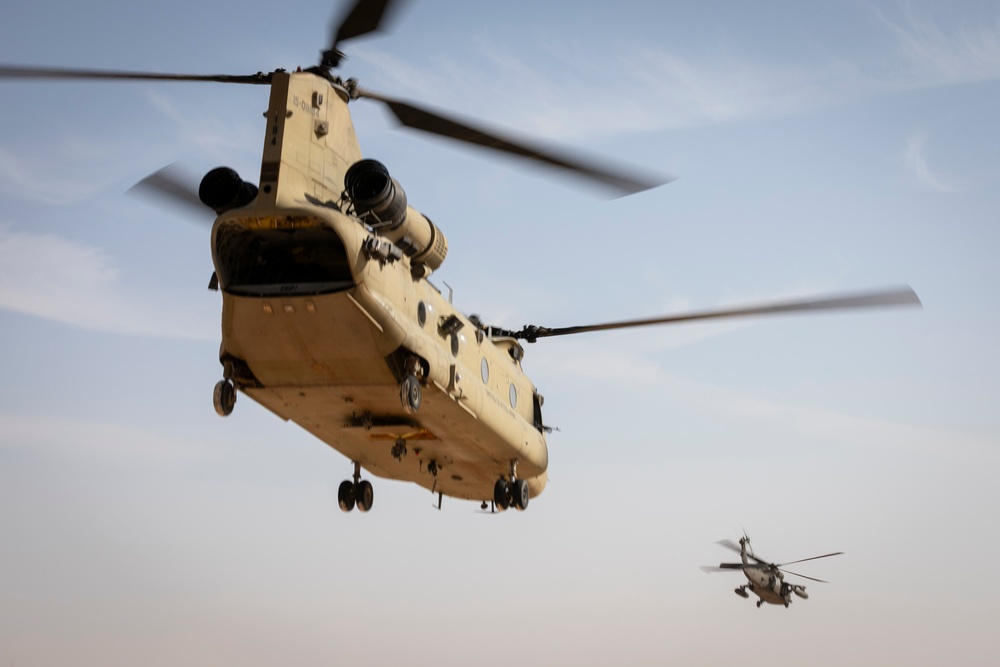 Coalition Forces Conduct Training Exercise with Partner Forces