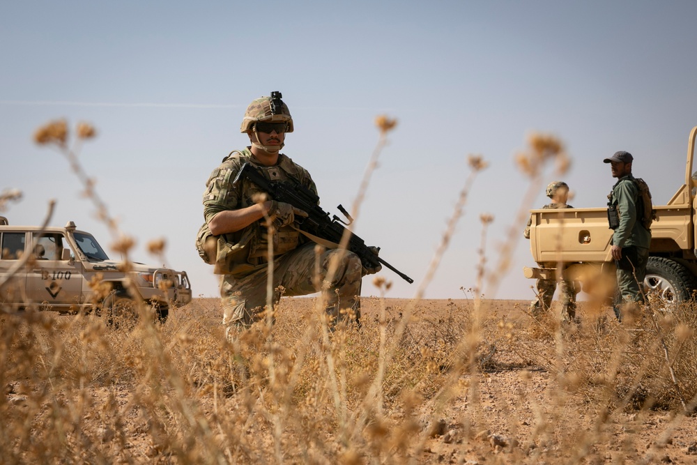 Coalition Forces Conduct Training Exercise with Partner Forces