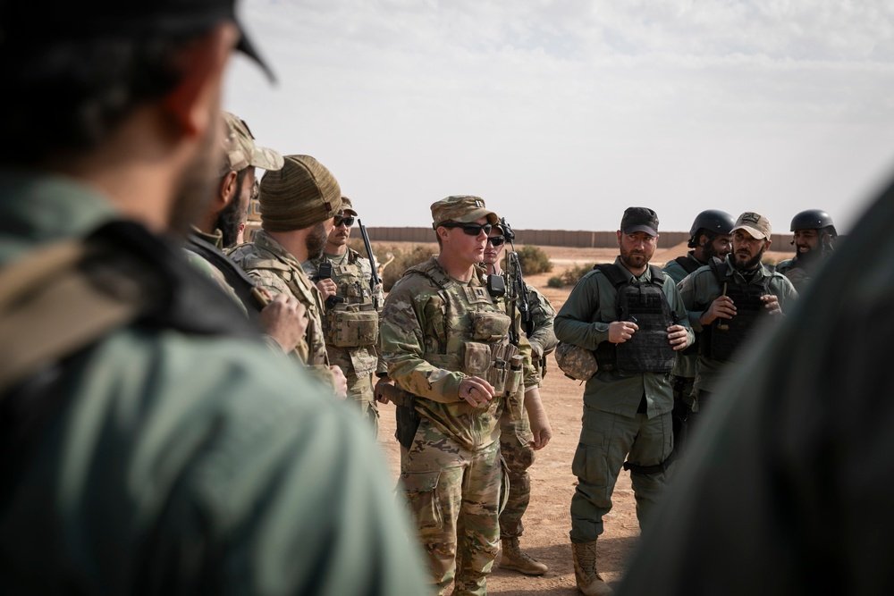 Coalition Forces Conduct Training Exercise with Partner Forces