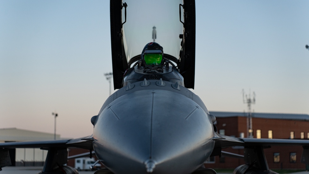 114th Fighter Wing conducts evening operations