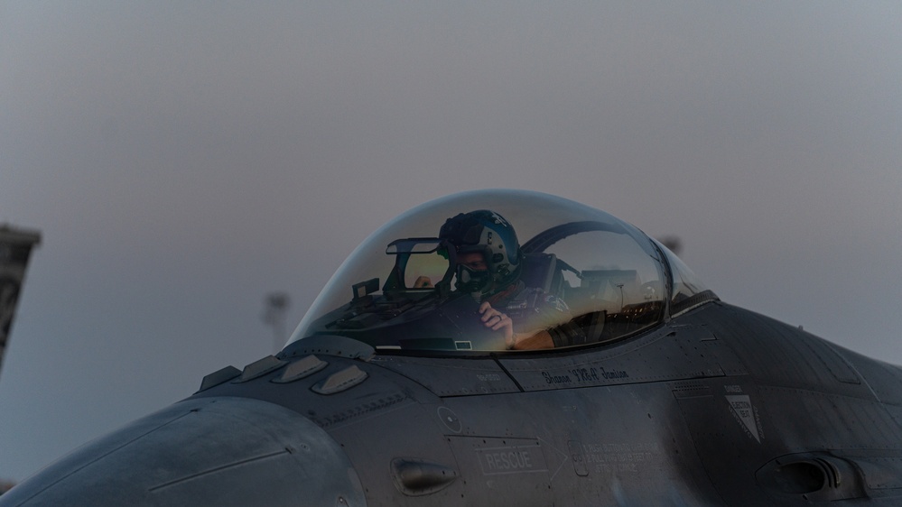 114th Fighter Wing conducts evening operations