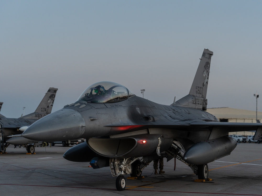 114th Fighter Wing conducts evening operations