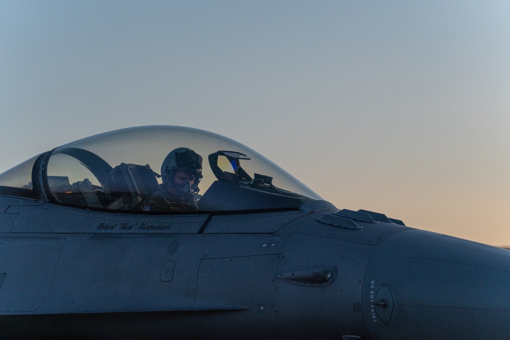 114th Fighter Wing conducts evening operations