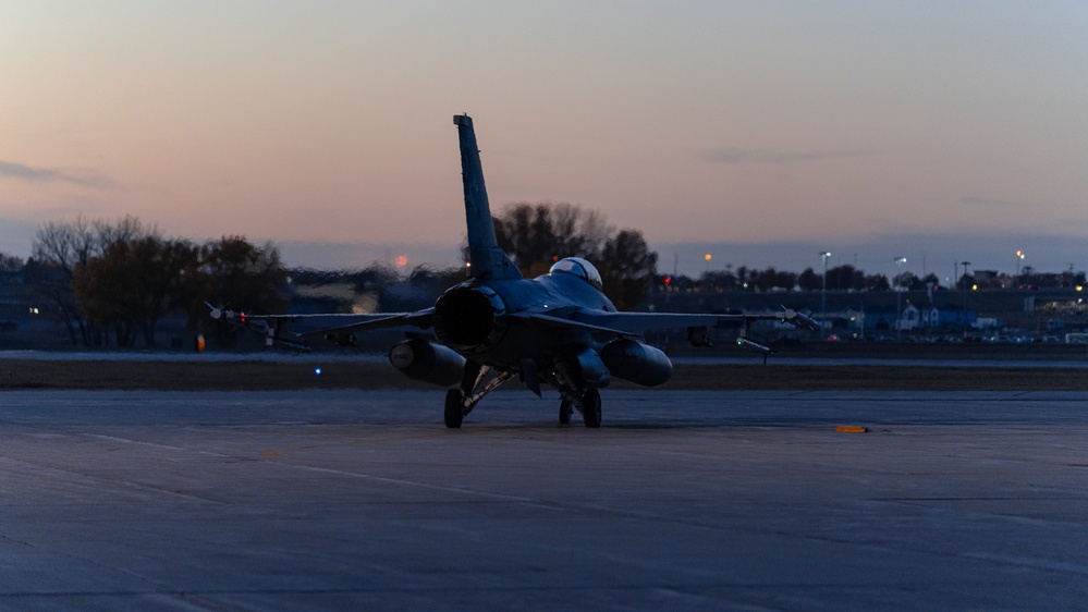 114th Fighter Wing conducts evening operations