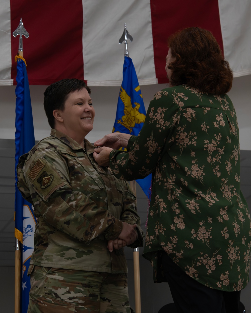 The 179th Cyberspace wing held a retirement ceremony for Chief Sarah Queer.Wing.