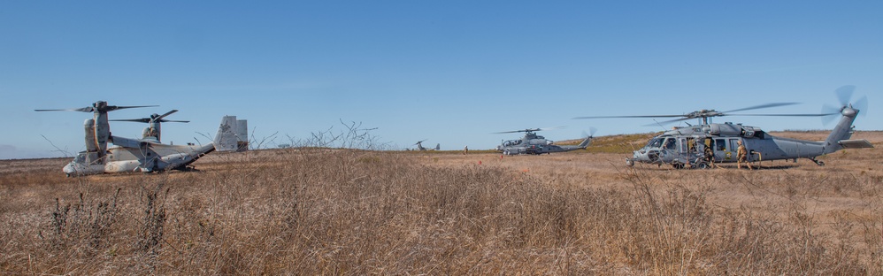 Helicopter Sea Combat Squadron (HSC) 21 participates in the Marine Aviation Weapons and Tactics Squadron One (MAWTS-1) Final Exercise (WTI FINEX)