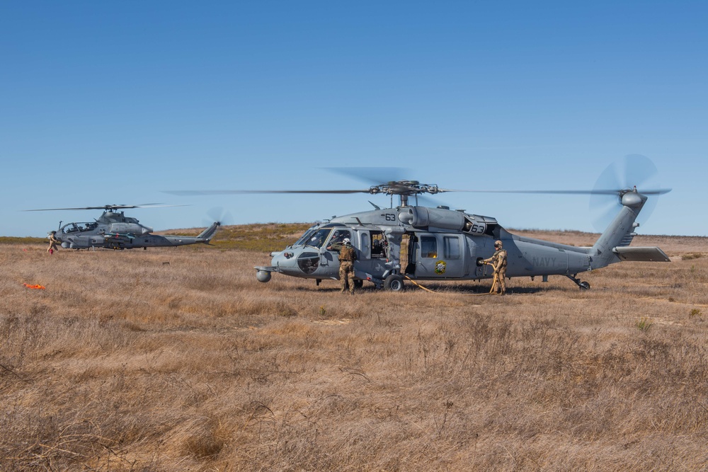 Helicopter Sea Combat Squadron (HSC) 21 participates in the Marine Aviation Weapons and Tactics Squadron One (MAWTS-1) Final Exercise (WTI FINEX)