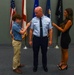 SMSGT Smith is promoted in a ceremony