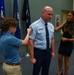 SMSGT Smith is promoted in a ceremony