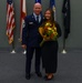 SMSGT Smith is promoted in a ceremony