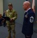 SMSGT Smith is promoted in a ceremony