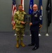 SMSGT Smith is promoted in a ceremony