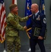 SMSGT Smith is promoted in a ceremony