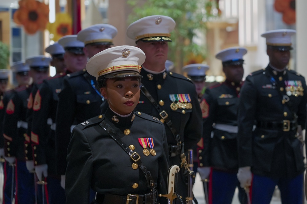 Marine Corps Base Quantico Security Battalion celebrate the 249th Marine Corps Birthday.
