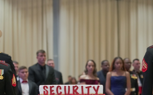 Marine Corps Base Quantico Security Battalion celebrate the 249th Marine Corps Birthday.