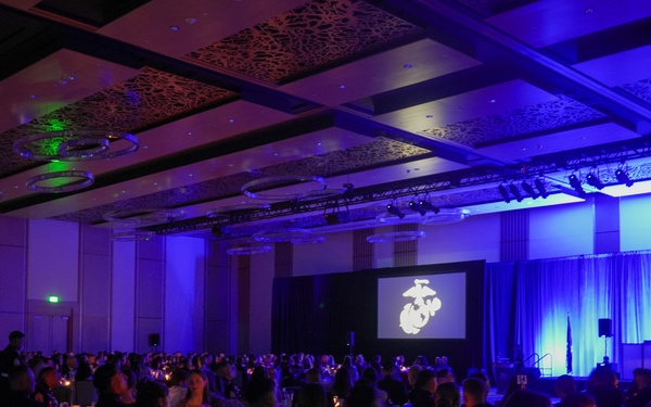 Marine Corps Base Quantico Security Battalion celebrate the 249th Marine Corps Birthday.