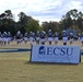 Coast Guard Fifth District Commander conducts coin toss at Elizabeth City State University football game