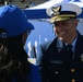 Coast Guard Fifth District Commander conducts coin toss at Elizabeth City State University football game