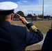 Coast Guard Fifth District Commander conducts coin toss at Elizabeth City State University football game