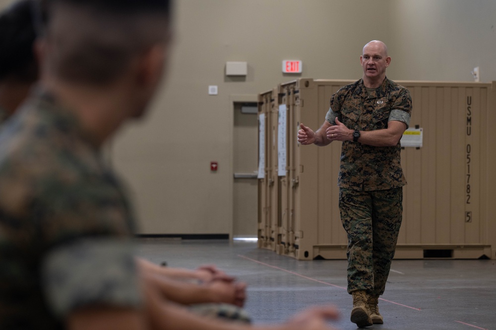 SEAC Black motivates Joint Base Marines