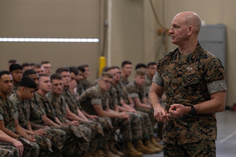 SEAC Black motivates Joint Base Marines