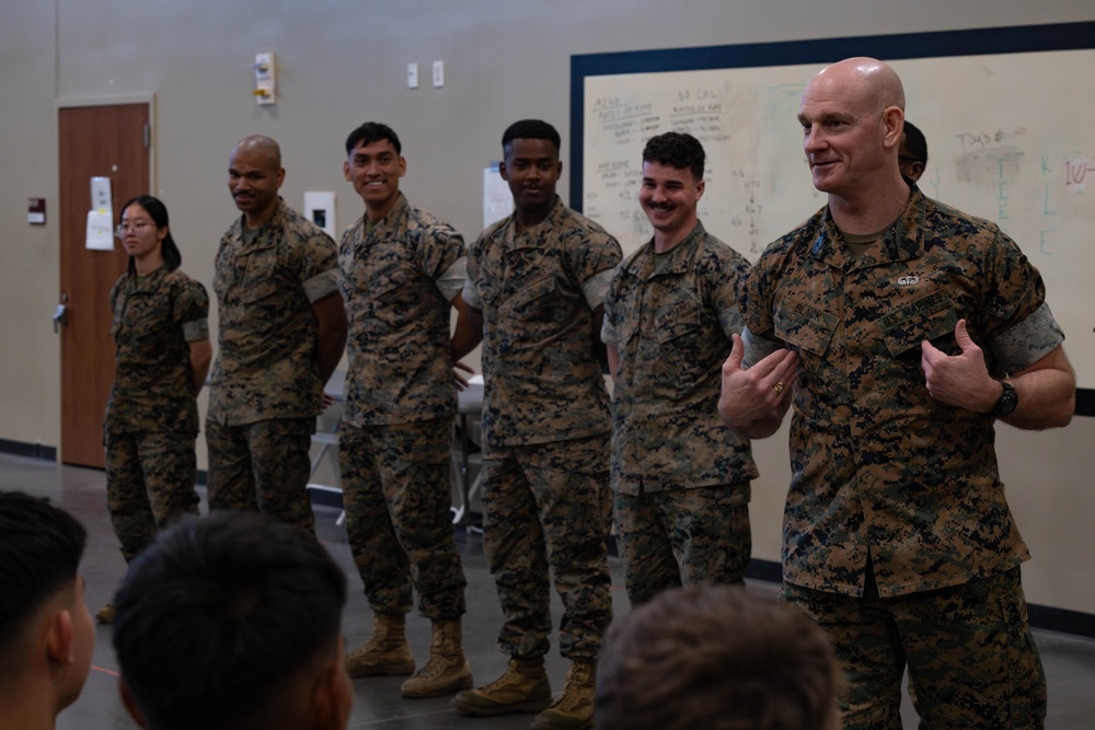 SEAC Black motivates Joint Base Marines