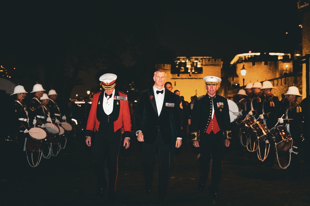 Commandant, Gen. Smith, Attends Royal Marines 360th Birthday Celebration