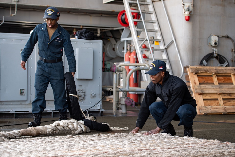 USS Ronald Reagan (CVN 76) departs Naval Air Station North Island